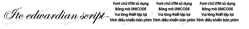 Itc edwardian script字体转换